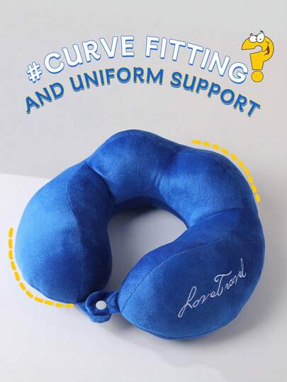 Travel Neck Pillow, Sleep Schattige Shaped Plush Warm Multifunctional Portable Kussen [Please Open Fluff The Be