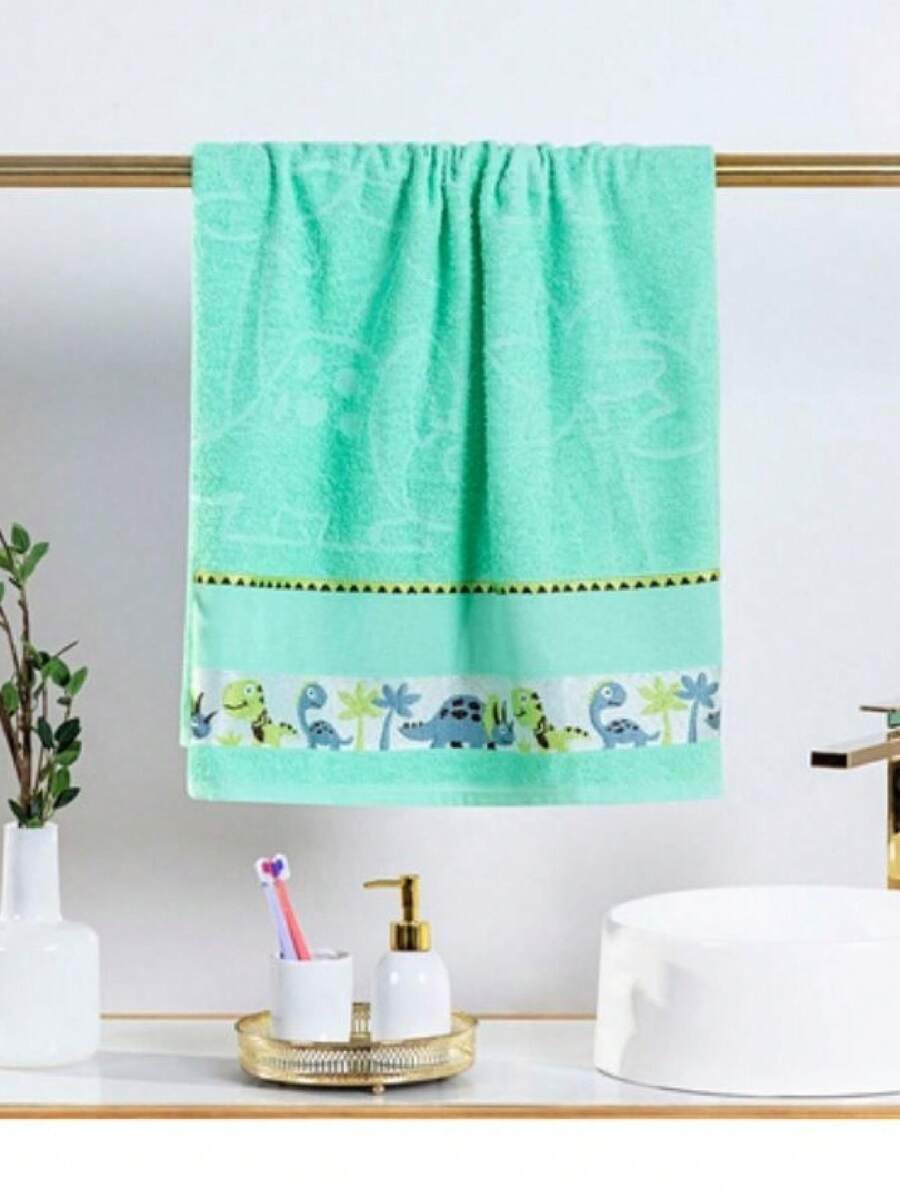 Small Single Bath Towel - 綠色 - 查看 1