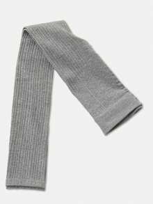 1 Cặp quần tất trẻ em màu trơn mới cho bé gái, quần legging co giãn cao mềm mại, thoải mái, thời trang đa năng dễ thương dùng hàng ngày cho mùa thu đông - Xám - Xem 4