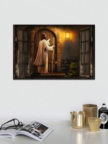 1 Tấm Tranh Canvas Nghệ Thuật Tôn Giáo Cổ Điển Chúa Jesus Đóng Khung In Sơn Dầu Đức Mẹ Đồng Trinh Cơ Đốc Giáo Tranh Treo Tường Cho Phòng Ngủ Phòng Khách Trang Trí Có Khung Sẵn Sàng Treo - Nhiều màu - Xem 4