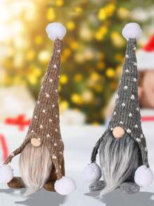 1 Pc Christmas Faceless Old Man Long Legs Doll, Christmas Gnome Doll Decoration, Home Doll Decoration, Christmas Party Favor Doll Decoration, Perfect For Holiday Decor, Home, Office, And Window Display, Festivals Decor, Room Decor, Home Decor, Offices Decor, Theme Party Decor, Christmas Decor Christmas Decorations