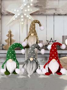 1 Pc Christmas Faceless Old Man Long Legs Doll, Christmas Gnome Doll Decoration, Home Doll Decoration, Christmas Party Favor Doll Decoration, Perfect For Holiday Decor, Home, Office, And Window Display, Festivals Decor, Room Decor, Home Decor, Offices Decor, Theme Party Decor, Christmas Decor Christmas Decorations