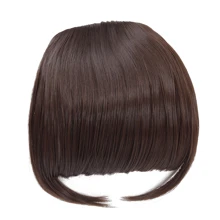 Bangs Hair Clip In Bangs Synthetic Hair Extensions Front Fringe French Bangs With Temples Hairpiece For Women Curved Bangs - Multicolor - View 22