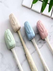 1/4/8pcs/Set Toothbrush Covers, Portable Toothbrush Cap Cases, Toothbrush Protector, Hygiene Travel Accessories, Random Color