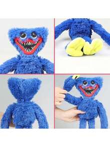 Wuggy Huggy Plush Toy 60cm With Themed Sound - Interactive And Captivating Fun - 烏吉黑色 60 厘米 - 查看 6