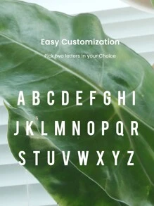 Kẹp tóc hình bàn cờ chữ cái viết tắt tùy chỉnh nhiều màu sắc phong cách tươi mới phụ kiện dễ thương cho quà tặng du lịch công tác cho bạn gái màu xanh lá cây, phụ kiện tóc cưới, màu sắc tươi sáng mùa xuân hè - màu xanh lá - Xem 8