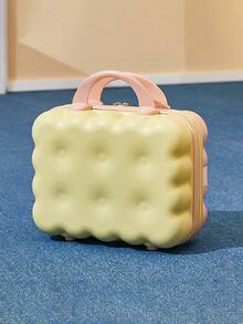 1pc 14-Inch Kids Carry-On Luggage, Macaron Color Zipper Closure Travel Suitcase, Suitable For Boys And Girls - one-size - View 9