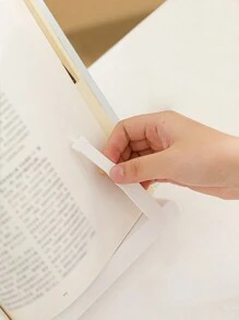 1 pieza Estante de lectura multifuncional, atril de libros, atril de lectura, atril de cuaderno, soporte de escritorio universal, atril de lectura vertical para estudiantes - Multicolor - Ver 10