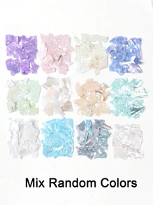 12 Lưới Vỏ Mica Trang Trí Nghệ Thuật Làm Móng Tay Kim Sa Lấp Lánh Vỏ Sò Tự Nhiên Không Đối Xứng Phụ Kiện Làm Móng Tay Đá Cẩm Thạch Mặt Dây Chuyền Móng Tay Tự Làm Đá Quý Làm Móng Dụng Cụ Làm Móng (Mảnh Vỏ Sò Màu Ngẫu Nhiên + Kiểu Mũi Khoan Dẹt + Nhíp + Bút) Móng Tay - Nhiều màu - Xem 8