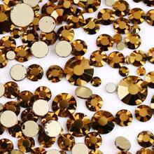 2-6 毫米,6 种尺寸混合,1440 件/包,闪亮金色、银色背面、平底水晶非热修复水钻钻石艺术珠水钻 DIY 美甲装饰饰品宝石用品 - 混尺寸 - 查看 30