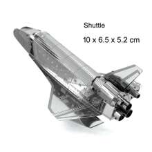 Rompecabezas de metal 3D - Avión de aviación, juguete de rompecabezas de metal 3D - No se necesita pegamento, decoración de escritorio, ¡regalo de Navidad y cumpleaños!