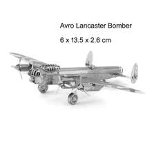 Rompecabezas de metal 3D - Avión de aviación, juguete de rompecabezas de metal 3D - No se necesita pegamento, decoración de escritorio, ¡regalo de Navidad y cumpleaños!