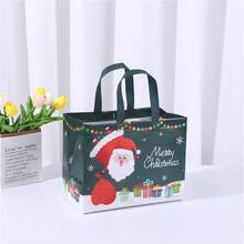 Bolsa de regalo de Navidad que se puede usar varias veces, una buena opción para regalar a amigos durante las fiestas - Multicolor - Ver 5