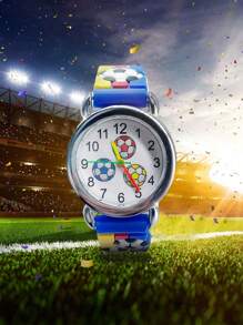 1pc New Cartoon Pattern Kids Watch, Quartz Movement, Fashionable Design, Suitable For Daily Wear