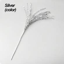 Decoración de chispas artificiales de lentejuelas, palitos decorativos de cuentas - ramas brillantes, jarrón pequeño, para festival, boda, fiesta - Multicolor - Ver 7