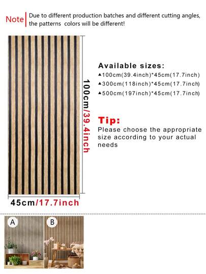 Roll Of Retro Oak Gestreepte Wallpaper 3D Home ation, Kitchen Cabinets, Tables Chairs, Room Backgrounds, Renovation DIY, Waterproof, Stain Resistant, Easy To Clean, Self Adhesive, Peel Paste Wand Stickers, Stickers Panels, Paper, Wallpapers, ation Items Refresh Your Home, Festival Birthday Graduation Bathroom Bedroom Stuff Living Ho view 2