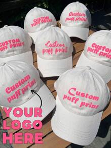 1 pièce Casquette de baseball unisexe avec lettres personnalisées imprimées - casquette de baseball - Voir 9
