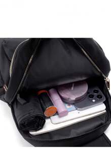 Fashion Casual Backpack Women's Summer New Style Student Backpack - 紫色 - 查看 7