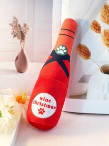 Wine Bottle Shape Cat Dolls Interactive Squeaky Dog Dolls For Medium Dogs Doll Best Bored Indoor Cats Funny Stuffed Cute Pet Supplies(For Pets Only) - Multicolor - View 21