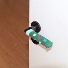 8 chiếc vớ ghế Giáng sinh, chân ghế co giãn đan, chân bàn, bảo vệ sàn, có thể giặt và tái sử dụng, đồ trang trí Giáng sinh, vỏ bọc núm cửa mùa đông, vỏ bọc núm cửa bằng vải dễ thương, phổ thông (phù hợp với đường kính 1,3" - 2"), túi, hộp đựng, đồ lưu trữ - chấm bi giáng sinh - Xem 7