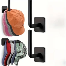 1/2/4pcs Space-Saving Self-Adhesive Hooks - No Drilling Wall Mounted, Can Hang Keys, Hats, Towels Etc. - Ideal For Entryway, Hallway, Bathroom, Dorm, Also Suitable For Gender Reveal Party, Birthday, Wedding, Gathering, Perfect Gift For Coworkers, Friends, Family, Back To School - Multicolor - View 5