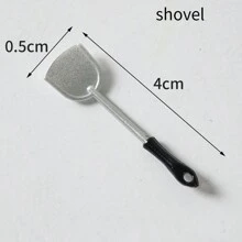 3/6pcs Mini Simulated Frying Pan, Pot And Spatula Model Set For DIY Miniature Kitchen Dollhouse, Accessories For Doll House, Christmas Gift,Dollhouse Miniatures,Dolls House Miniatures,Miniature