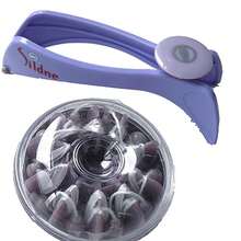 Thread Facial Hair Removal Tool, Manual Facial Hair Removal Tweezers - Purple - View 5