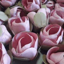 Rose Bud Model Sweet Wrappers For Weddings Birthdays - 50 Units - Hồng - Xem 3