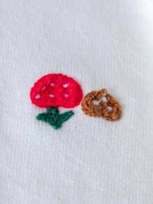 Tween Girls Cute 3D Flower Pullover Sweater, Suitable For Casual, Vacation, Spring, Fall, Winter - White - View 5