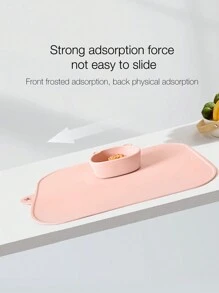 1pc Custom Silicone Placemat, Waterproof, Heat Insulation, Easy To Clean, Suitable For Baby Dining Table Baby Shower Family Decorations Gifts Winter Eve Gifts Back To School Winter Gift Ideas Boy Girl Valentine's Day