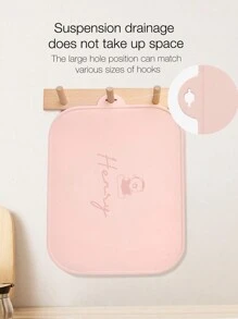 1pc Custom Silicone Placemat, Waterproof, Heat Insulation, Easy To Clean, Suitable For Baby Dining Table Baby Shower Family Decorations Gifts Winter Eve Gifts Back To School Winter Gift Ideas Boy Girl Valentine's Day