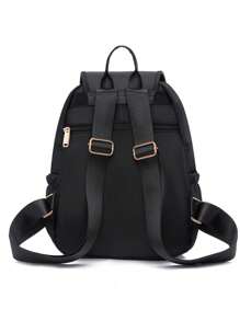 Fashion Casual Backpack Women's Summer New Style Student Backpack - 紫色 - 查看 5