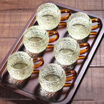 120ml Tasse citrouille en verre à la mode, convient pour la maison, le bureau, le bar, le karaoké et plus encore