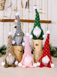 1 Pc Christmas Faceless Old Man Long Legs Doll, Christmas Gnome Doll Decoration, Home Doll Decoration, Christmas Party Favor Doll Decoration, Perfect For Holiday Decor, Home, Office, And Window Display, Festivals Decor, Room Decor, Home Decor, Offices Decor, Theme Party Decor, Christmas Decor Christmas Decorations