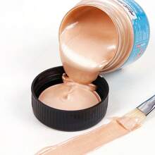 1 pieza Juego de pintura acrílica fluorescente de 100ml, pintura acrílica de color perlado metálico, impermeable para muñecas de yeso