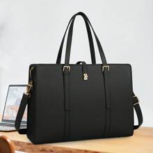NEWHEY Laptop Bag For Women 15.6 Inch Leather Laptop Tote Bag Waterproof Women Work Shoulder Bag Computer Briefcase , Gifts For Women