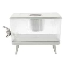 4.5L White Water Juice Drink Dispenser Water Drink Beverage Dispenser Container - Clear - View 9