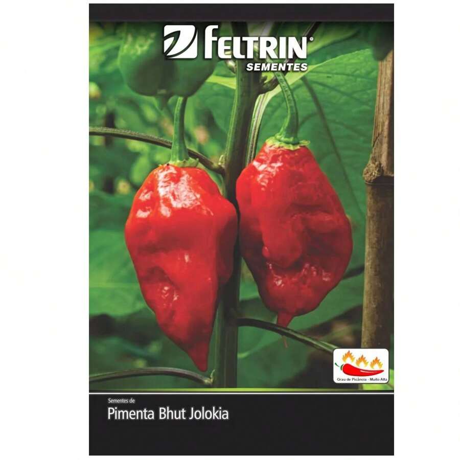 Rattlesnake Pepper Seeds (Bhut Jolokia) FELTRIN - 杏色 - 查看 1