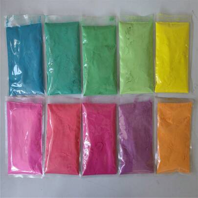 不可食用，仅供装饰 60克/包 玉米淀粉彩色粉末，适用于彩色跑、嘉年华、万圣节、派对和活动
