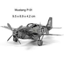 Rompecabezas de metal 3D - Avión de aviación, juguete de rompecabezas de metal 3D - No se necesita pegamento, decoración de escritorio, ¡regalo de Navidad y cumpleaños!