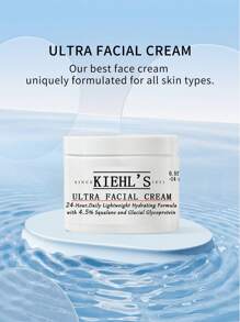 Kiehl's Ultra Facial Cream - 24-Hour Daily Lightweight Hydrating Formula - With 4.5% Squalane And 0.5% Glacial Glycoprotein, 0.5 Fl Oz/14mL Mini (Random New Or Old Version) - 0.5 FL.OZ./14ML - View 4
