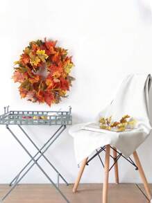 Halloween, Weihnachten 2 Stück Ahorn Blatt Girlande Herbst Girlande Ahorn Blatt 24 m künstliche Herbst Blatt Girlande künstliche Herbst Blatt Hänkende Rebe geeignet für Innen Außen Familie Hochzeit Halloween Thanksgiving Wanddekoration