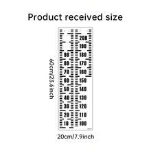 Simple Black Height Sticker For Children, Kid's Height Ruler Background,Kindergarten Wall Sticker - Black - View 7