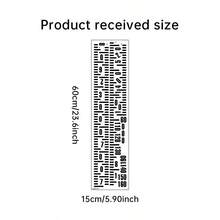 Simple Black Height Sticker For Children, Kid's Height Ruler Background,Kindergarten Wall Sticker - Black - View 6