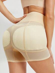 Women High Waist Butt Lifter Shapewear Shorts With Removable Padded Sponge Push Up Control Panties