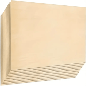 8/4pcs 20x10cm Linden Wood Plywood, Linden Wood Craft Plywood, Laser Project Wood Carving DIY Model Art Painting