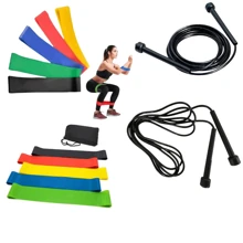 Functional Agility Training Kit 7-Step Ladder + 10 Cones + 10 Chinese Hats + 01 Kit 5 Mini Band + 01 PVC Jump Rope - Nhiều màu - Xem 3