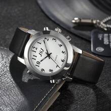 English Talking Watch With One Key Chime, Whole Time Chime, Alarm Clock Function Suitable For The Blind Elderly Visually Impaired People To Use The Clock Watches - 銀色 - 查看 4