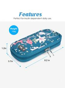 Insulin Cooler Travel Case - Diabetic Cooler Travel Case Portable Refrigerated Medicine Travel Case For Insulin Pen And Medication Diabetic Supplies With 2 Ice Ack - Multicolor - View 3