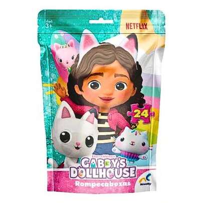 Rompecabezas Gabby´s Doll House 24 Piezas Bolsa Foil